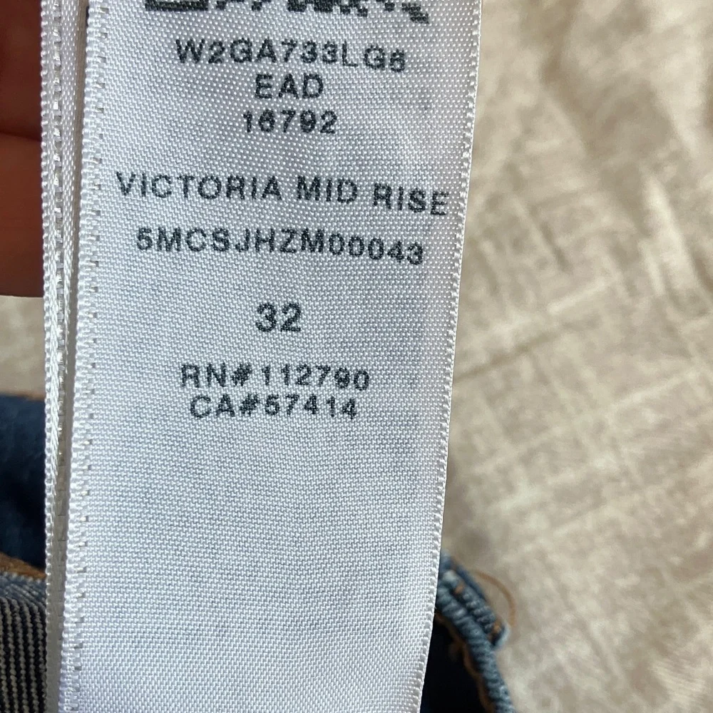 True Religion Victoria Mid Rise Dark Blue Skinny Jeans size 32 - Picture 9 of 15